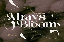 Alrays Bloom - Luxury Logo Font