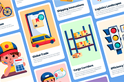 Animated Shipping and Logistics Icon, a Duotone Icon by Prosymbols (Thumbnail 3 of 11)