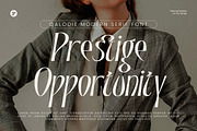 Qalodie - Elegant Modern Aesthetic, a Serif Font by roomspace creative lab (Thumbnail 7 of 13)