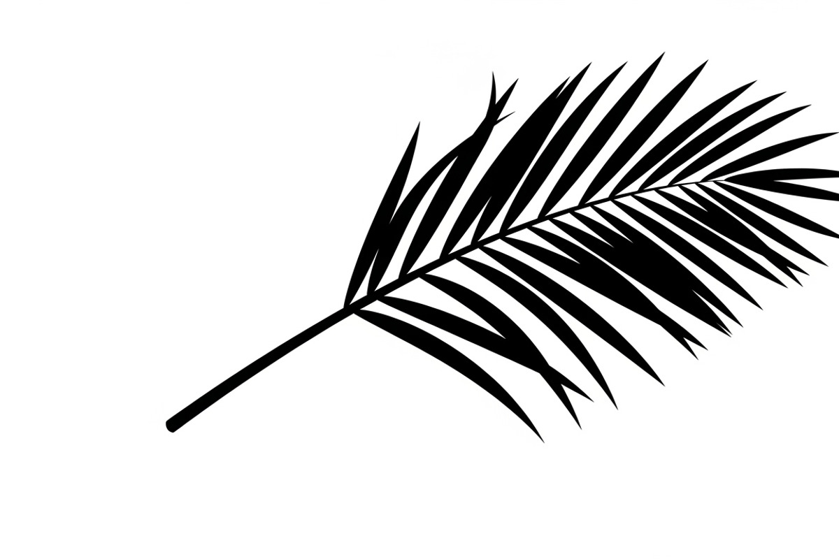 Stylish tropical palm wall decor, an Illustration by Amazin_art (Photo 32 of 33)