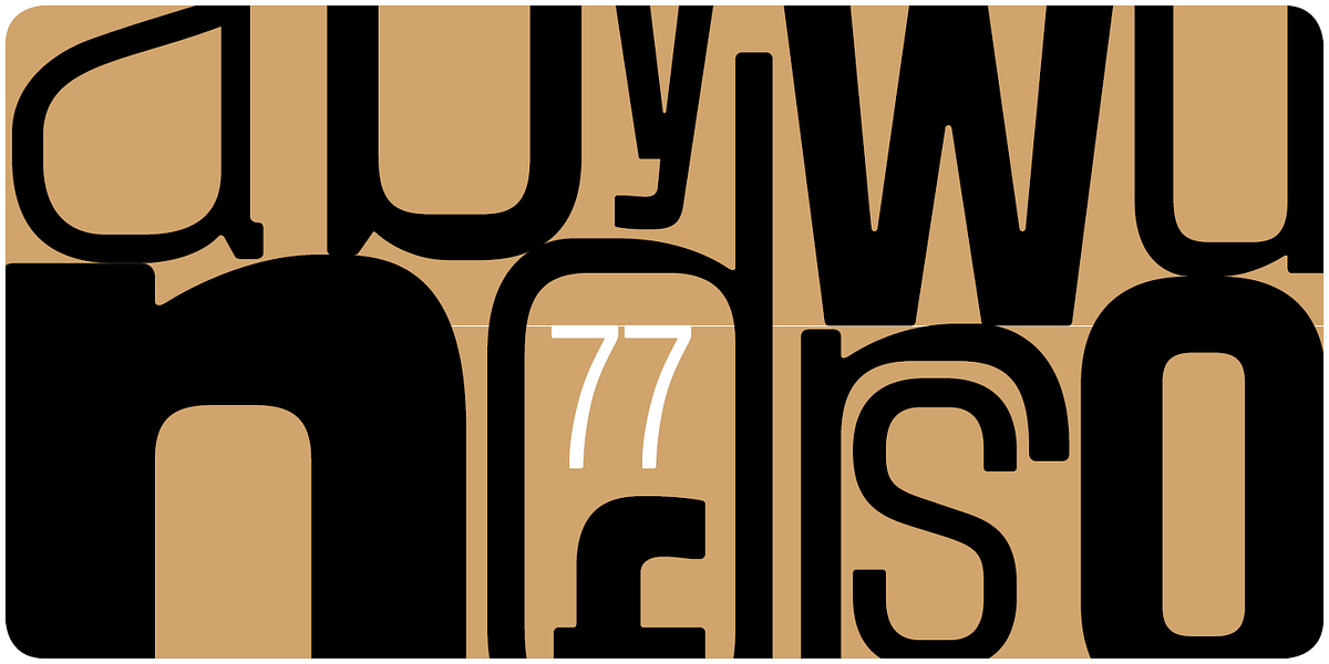 Blop 77, a Sans Serif Font by Osialus (Photo 3 of 9)