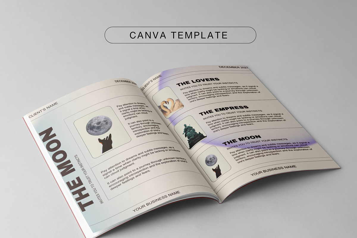 Tarot Reading Template, a Marketing Template by Story Native (Photo 6 of 9)