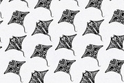 Tribal Pattern Manta Ray Sea Animal, an Animal Illustration by Membara Graphic (Thumbnail 5 of 5)