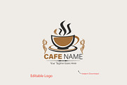 Modern Coffee Logo Design, a Branding & Logo Template by YUDesignStore (Thumbnail 1 of 9)