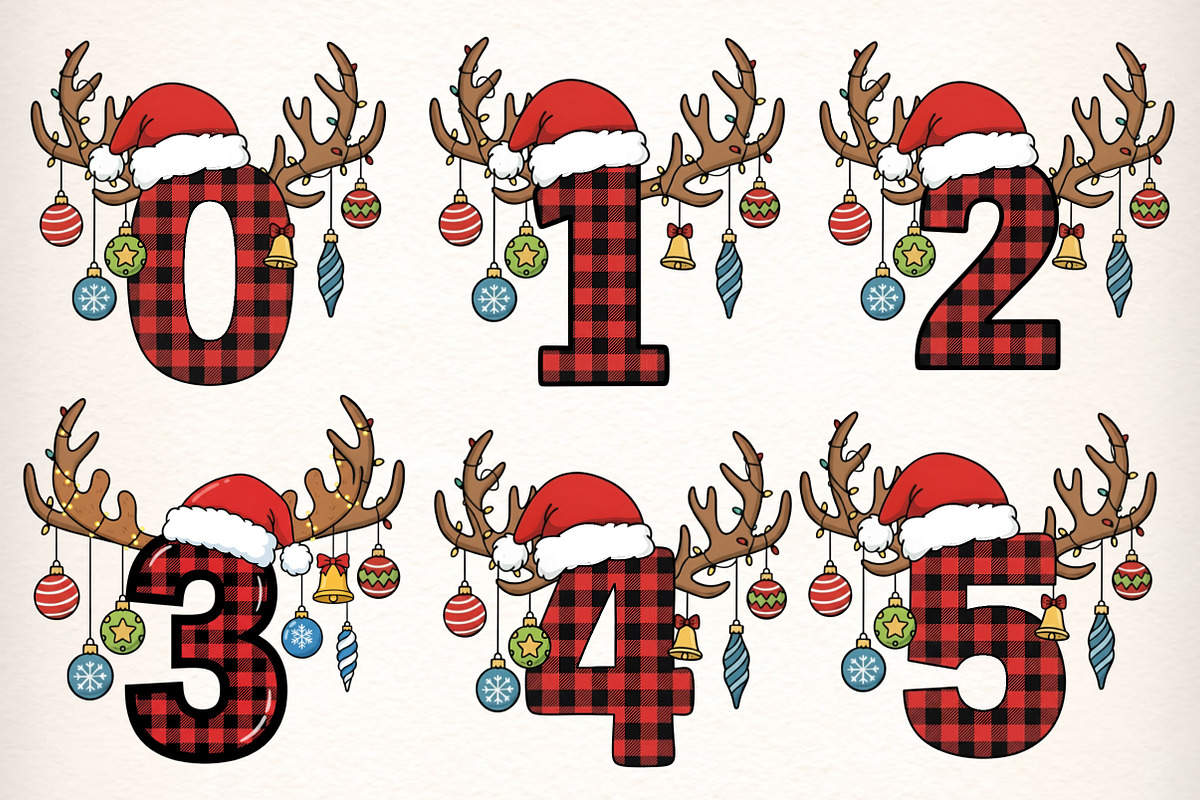 Christmas Alphabet Latter Bundle, an Illustration by Dream Creation (Photo 7 of 9)