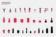 Kitchen Utensils - Modern Graphics, a Food Illustration by illugrama (Thumbnail 10 of 16)