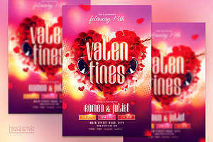 Valentines Flyer Template