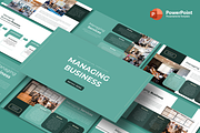Managing Business - PowerPoint, a Presentation Template by artchiles_design (Thumbnail 1 of 4)