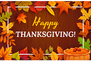 Happy Thanksgiving Day autumn fall, a Seasonal Illustration by Vector Tradition (Thumbnail 3 of 3)