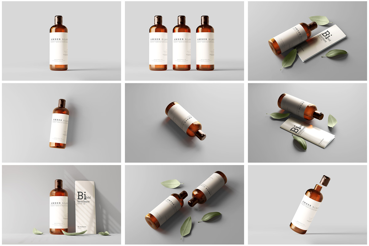 The Ultimate Bottle Mockup Bundle, a Cups & Container Mockup by pmvch (Photo 6 of 85)