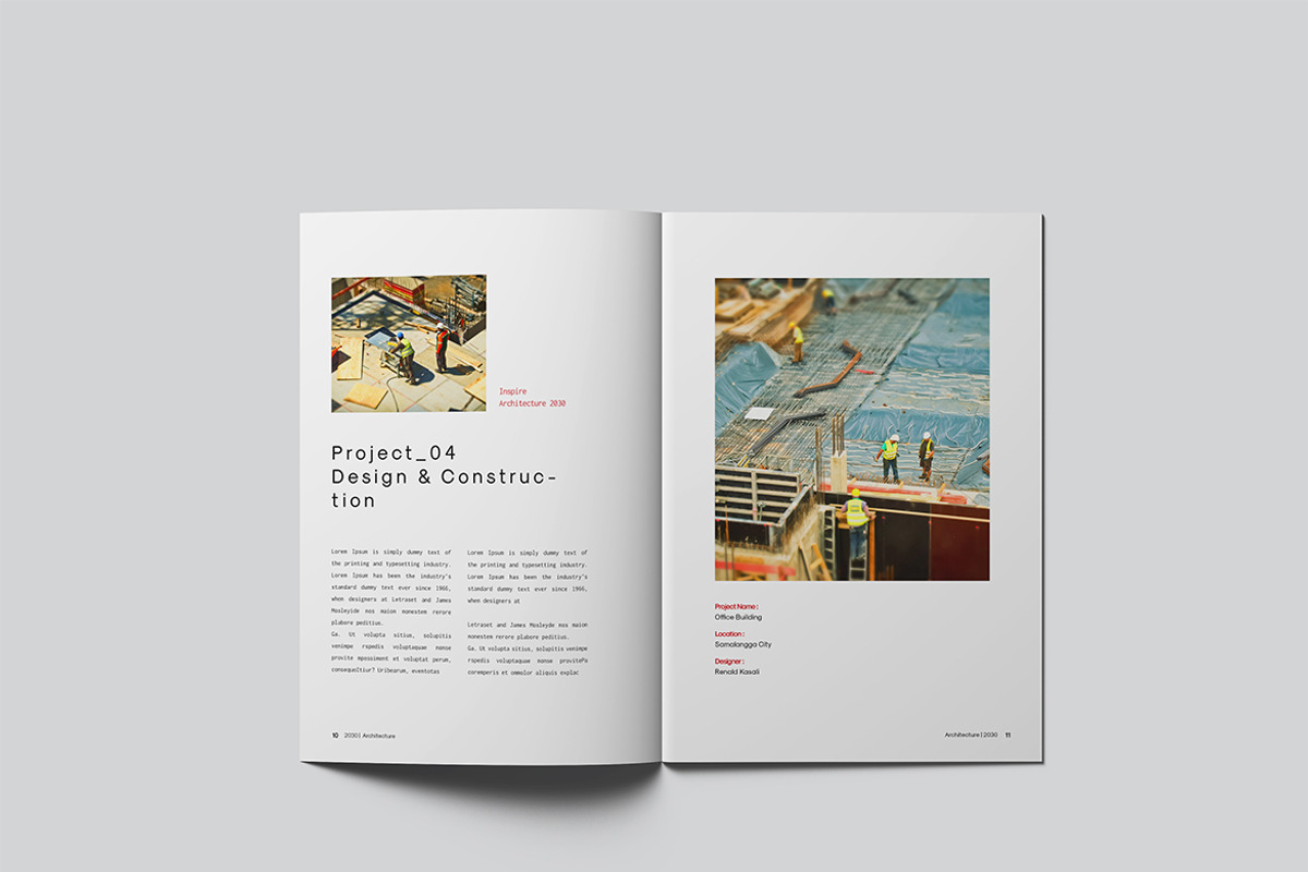 Architecture Portfolio Template, a Brochure Template by Alhaytar (Photo 6 of 12)