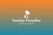 Paradise logo template illustration, a Branding & Logo Template by Dyn Studio (Thumbnail 1 of 2)