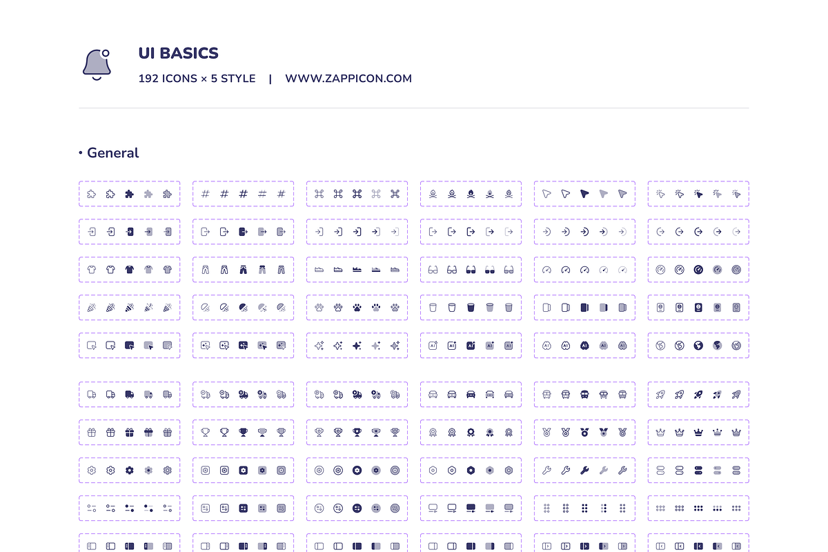 Zappicon - Modern UI Icons Library, an Outline Icon by magicoon (Photo 7 of 10)