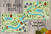 Camping map creator, an Animal Illustration by Lexi Claus (Thumbnail 9 of 11)