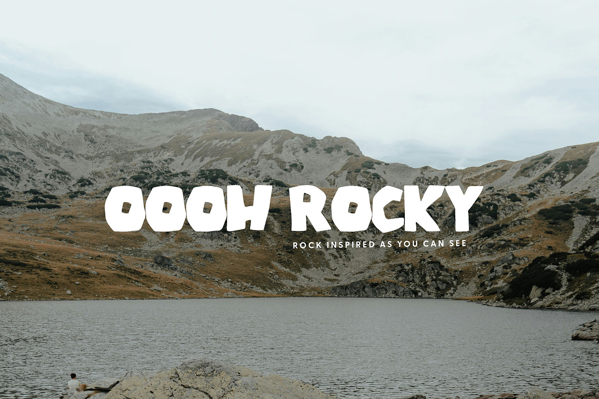 Rocky Rubble v2 Hand drawn font, a Sans Serif Font by Supersimbo © (Photo 4 of 7)