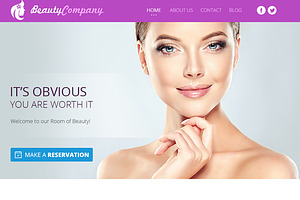 Beauty Web Design Template