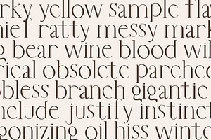 Belle Quest Stylish Serif