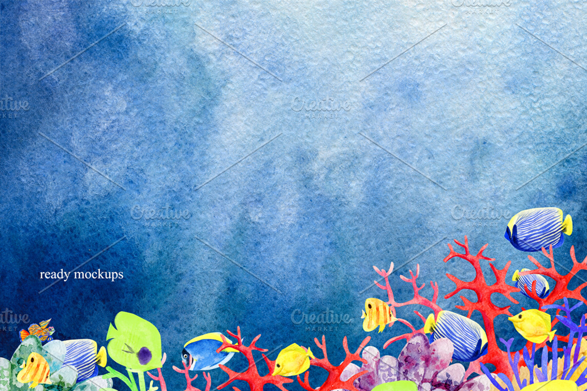 Watercolor kit - Under the Sea, an Animal Illustration by Elegantia (Photo 9 of 12)