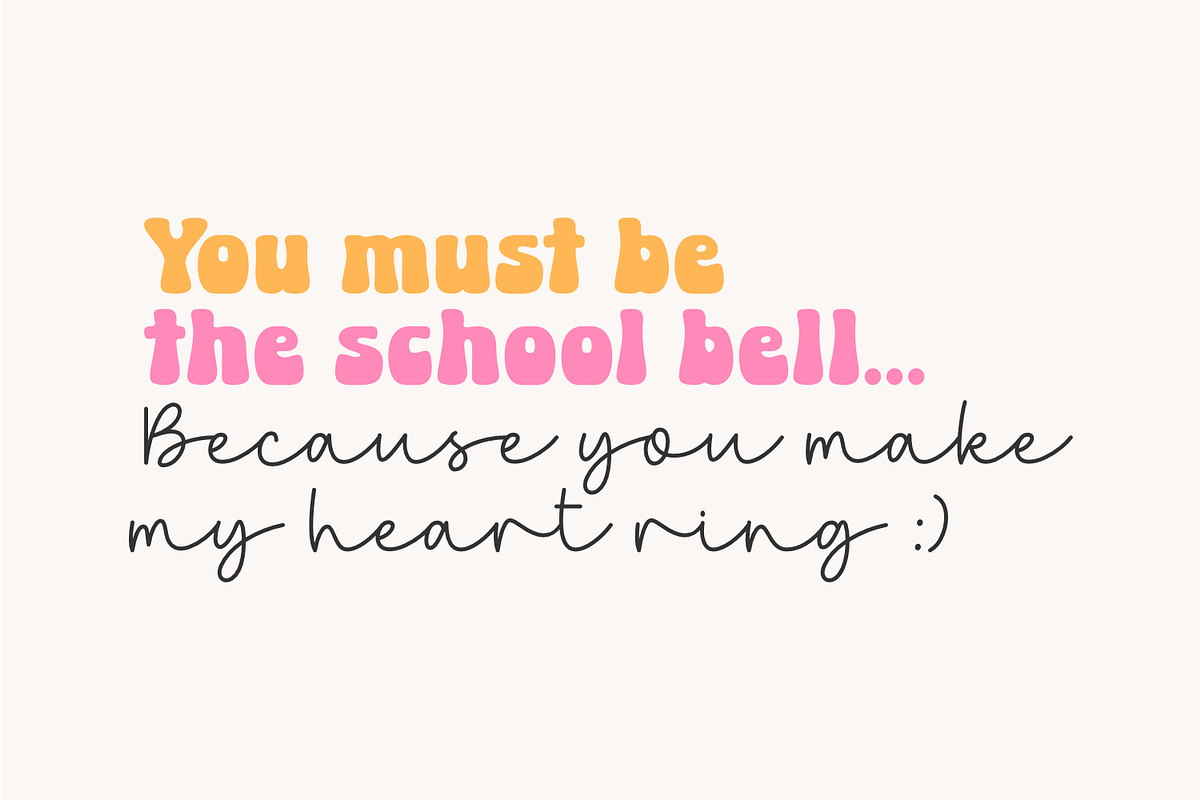 Super Charm - Font Duo, a Handwritten Font by Keithzo (Photo 6 of 11)