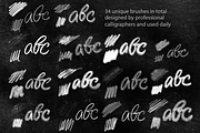 Chalk Lettering Procreate Brush Pack, a Brush Add-On by ZenLettering (Thumbnail 4 of 7)