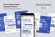 Smart Finance Tips Social Media Pack, a Social Media Template by trabaskriya (Thumbnail 1 of 5)