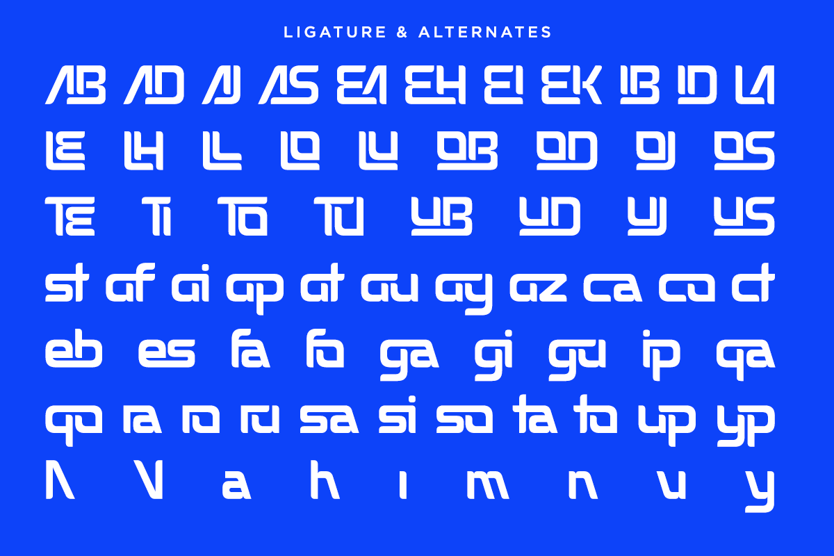 Vaslera - Futuristic Tech Sans Font, a Sans Serif Font by Say Studio (Photo 10 of 10)