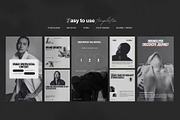 Instagram Stories & Post Designs, a Social Media Template by Pixel Grid (Thumbnail 6 of 8)