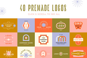 Modern Retro Mega Vector Bundle