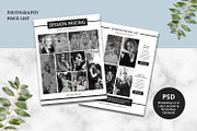 Photographer Pricing Flyer, a Flyer Template by Template Shop (Thumbnail 4 of 4)