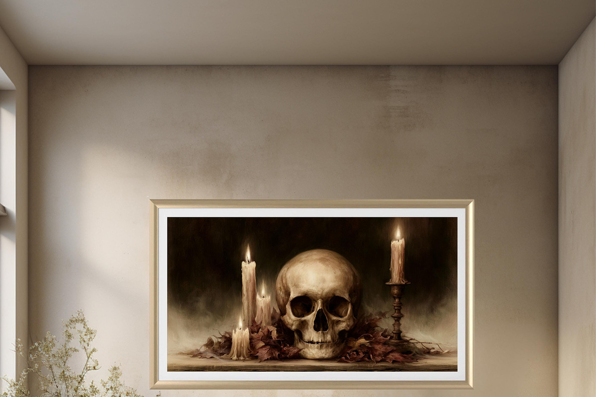 Rustic Halloween Frame Tv Art Set, a Seasonal Illustration by PrintablesByFranklyn (Photo 4 of 16)