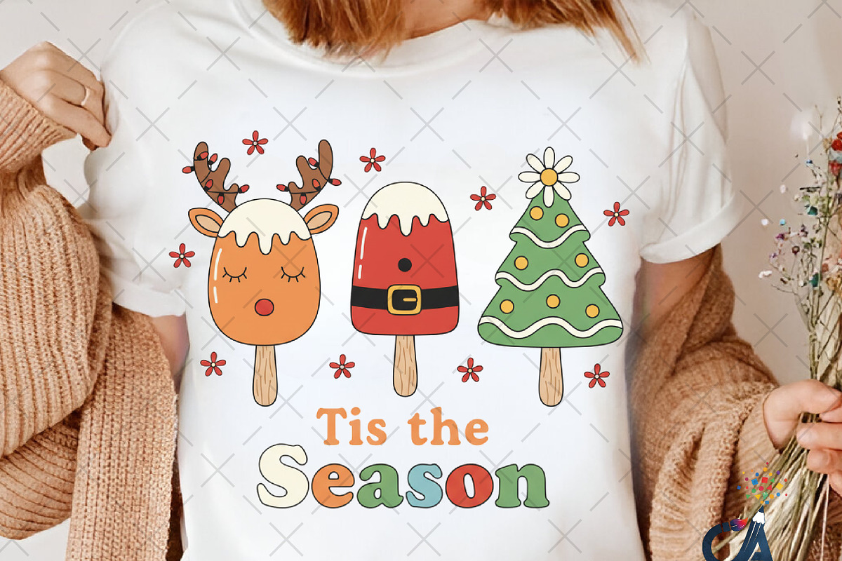 Christmas Tis The Season PNG, an Illustration by Creative Art (Photo 3 of 6)