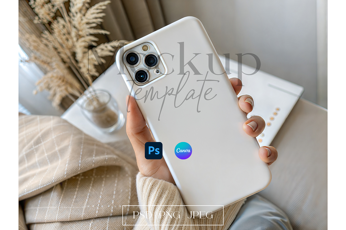 Phone Case Mockup with Cozy Setting, a Product Mockup by MockupWizard (Photo 3 of 5)