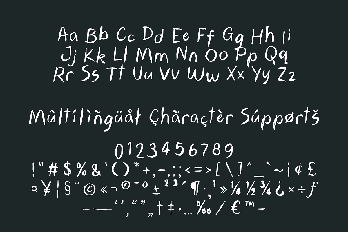 Rainsoul – Handwritten Font, a Handwritten Font by TypeTasty Font (Photo 2 of 10)