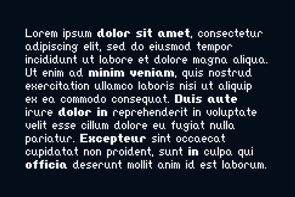Jeebz: 8-bit font preview 5