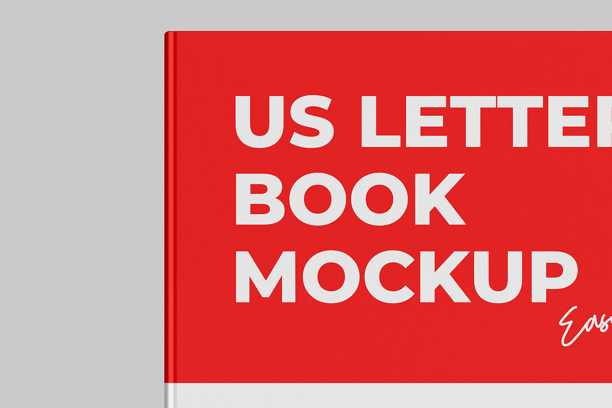US Letter Book Mockup - 8 views, a Books & Magazine Mockup by Illusiongraphic (Photo 15 of 22)