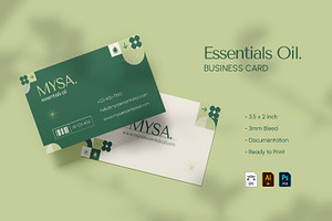 Essentials Oil - Business Card