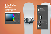 Snowboard Mockup, a Product Mockup by Evan Molina (Thumbnail 3 of 3)