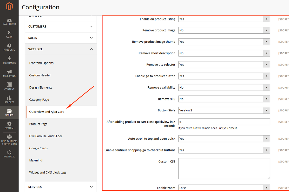 Quick View and Ajax Cart Magento 2, a Websites & App Template by WeltPixel (Photo 4 of 4)