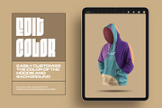 Mockup Oversize Hoodie for Procreate, a Hoody Mockup by Grow Design Craft Studio (Thumbnail 2 of 7)