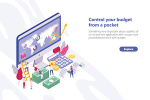 Financial administration concept, a Finance Illustration by Good Studio