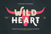 Wildheart | Font Family + Elements, a Font by Callie Rian & Co.
