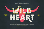 Wildheart | Font Family + Elements, a Font by Callie Rian & Co. (Thumbnail 1 of 17)