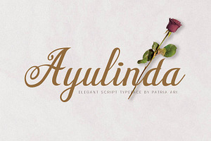 Ayulinda - Wedding Script Fonts