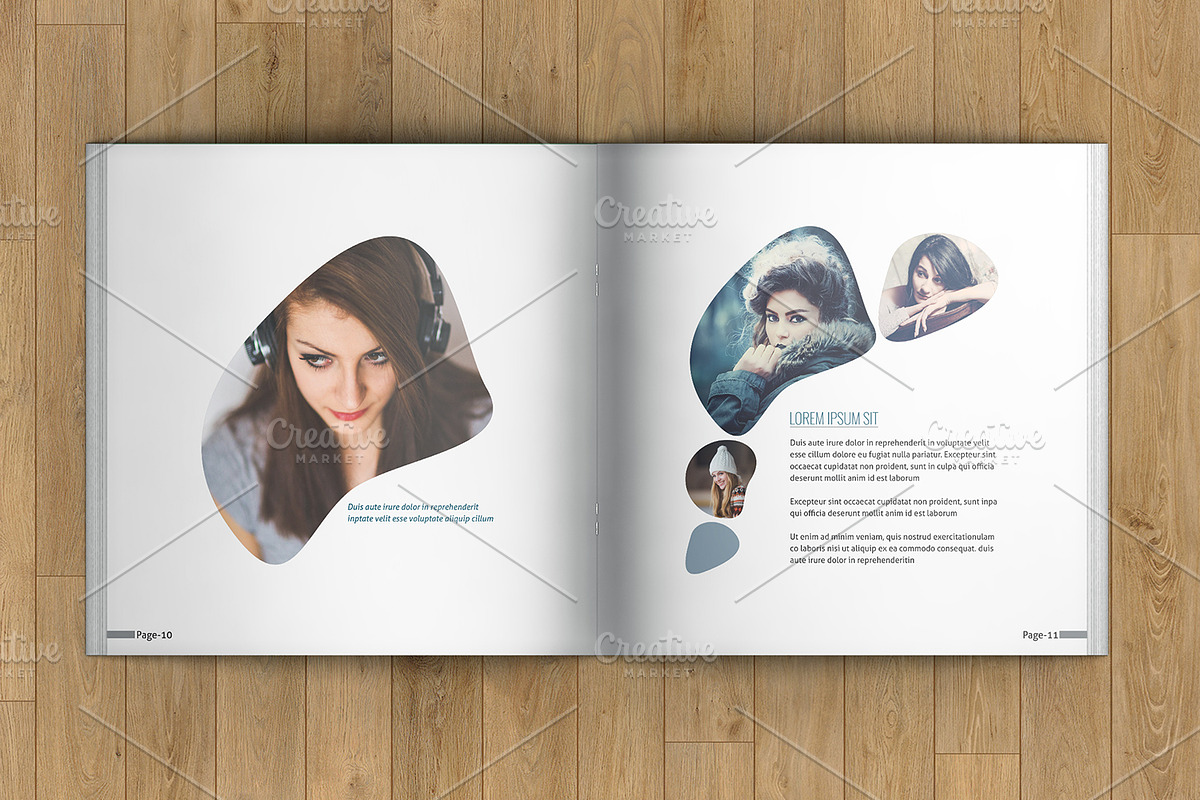 Photo Album Booklet Template-V666, a Brochure Template by Template Shop