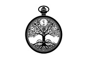 Steampunk Tree of Life Symbol Bundle, an Illustration by yasushie (Thumbnail 31 of 31)