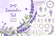 Lavender Set, a Decorative Illustration by Imaginasty (Thumbnail 1 of 5)