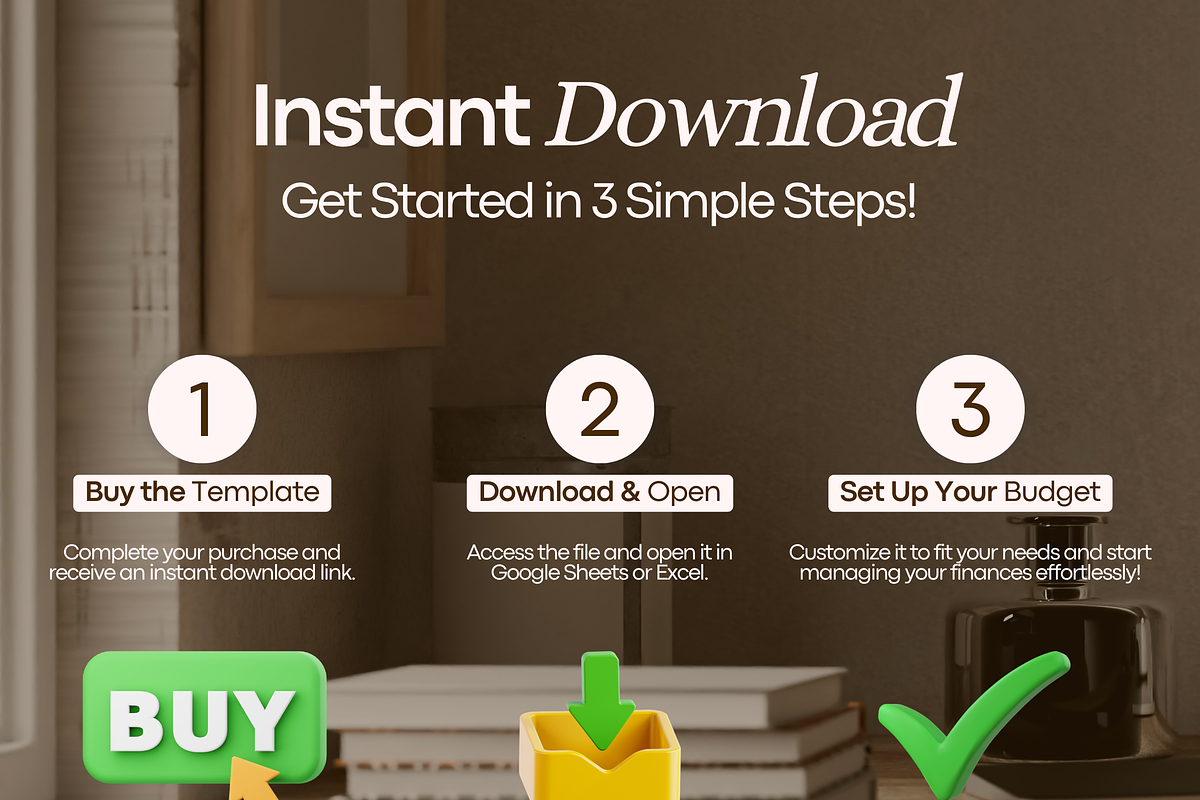 Google Sheets Budget & Bill Tracker, a Templates & Theme by vitalinagerman (Photo 8 of 10)