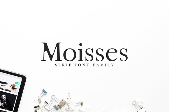 Moisses Serif Font Family Pack preview 8