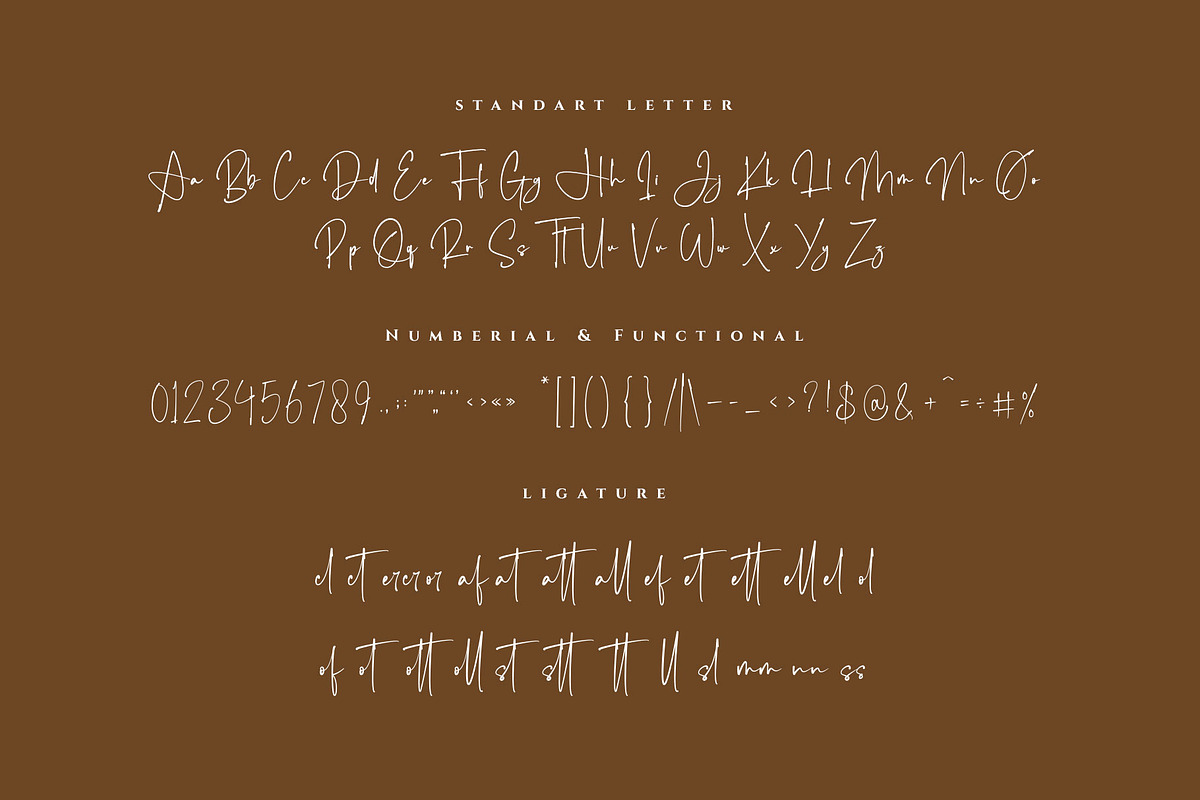 Haramosh - Elegant Signature Font, a Script Font by RantautypeStudio (Photo 12 of 16)