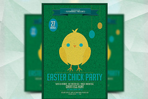 Easter Chick Party - Flyer Template
